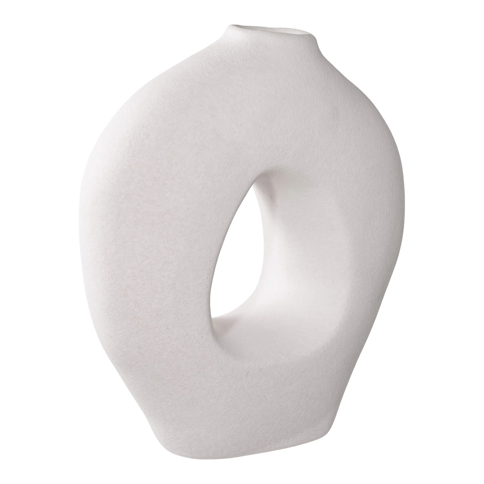 Vase Option 23 – White Ceramic Vase - Image 2