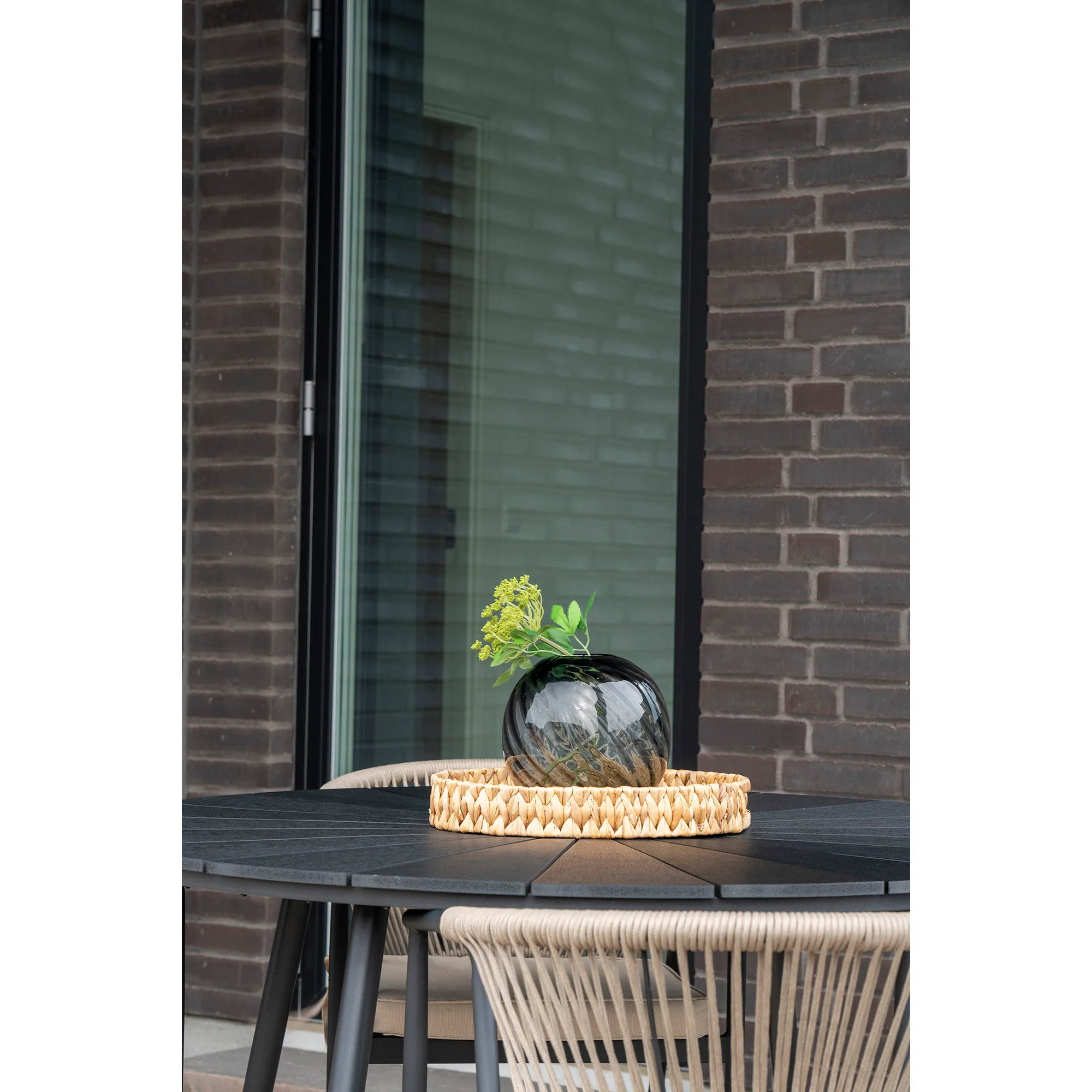 Vase Option 8 – Grey Glass Vase