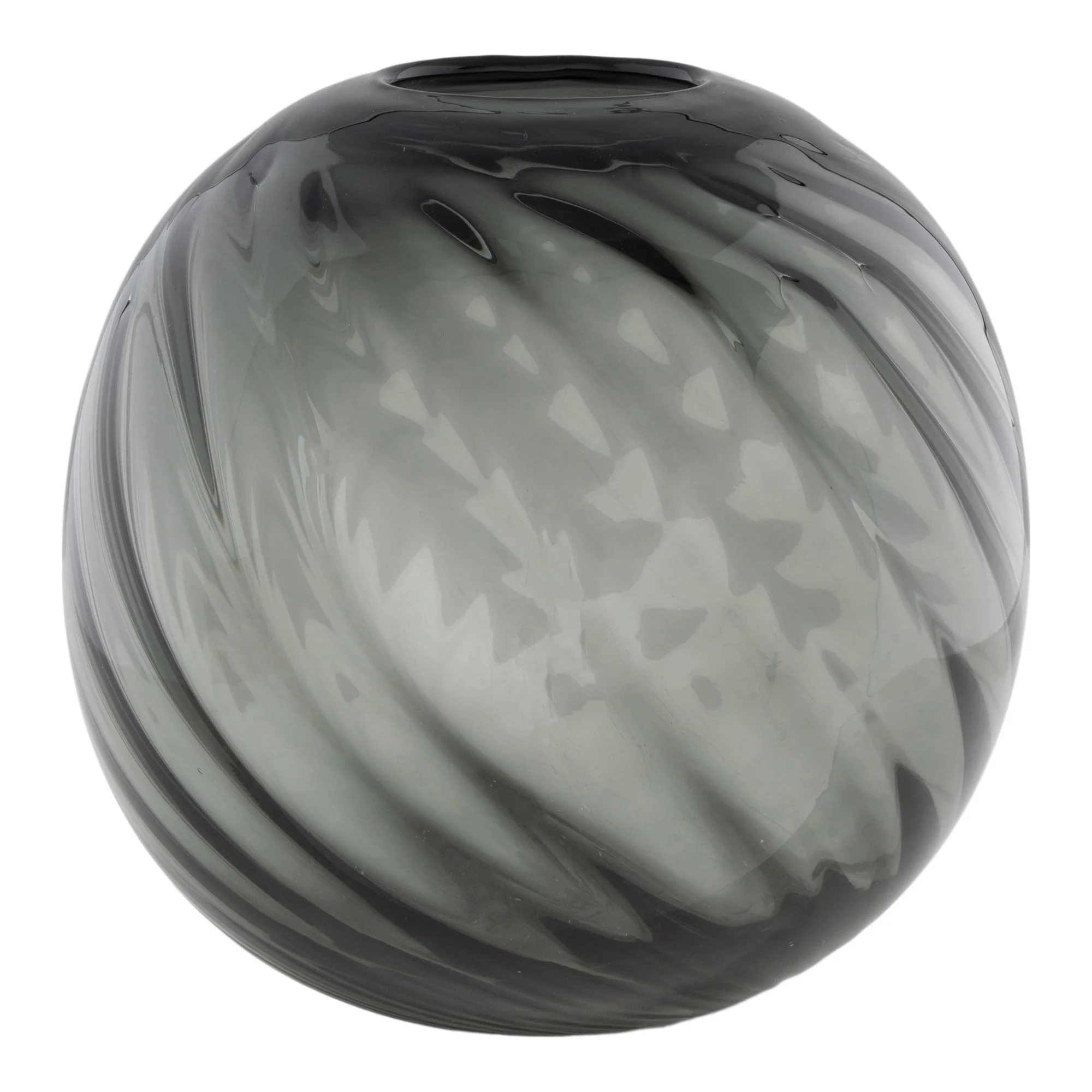 Vase Option 8 – Grey Glass Vase - Image 3