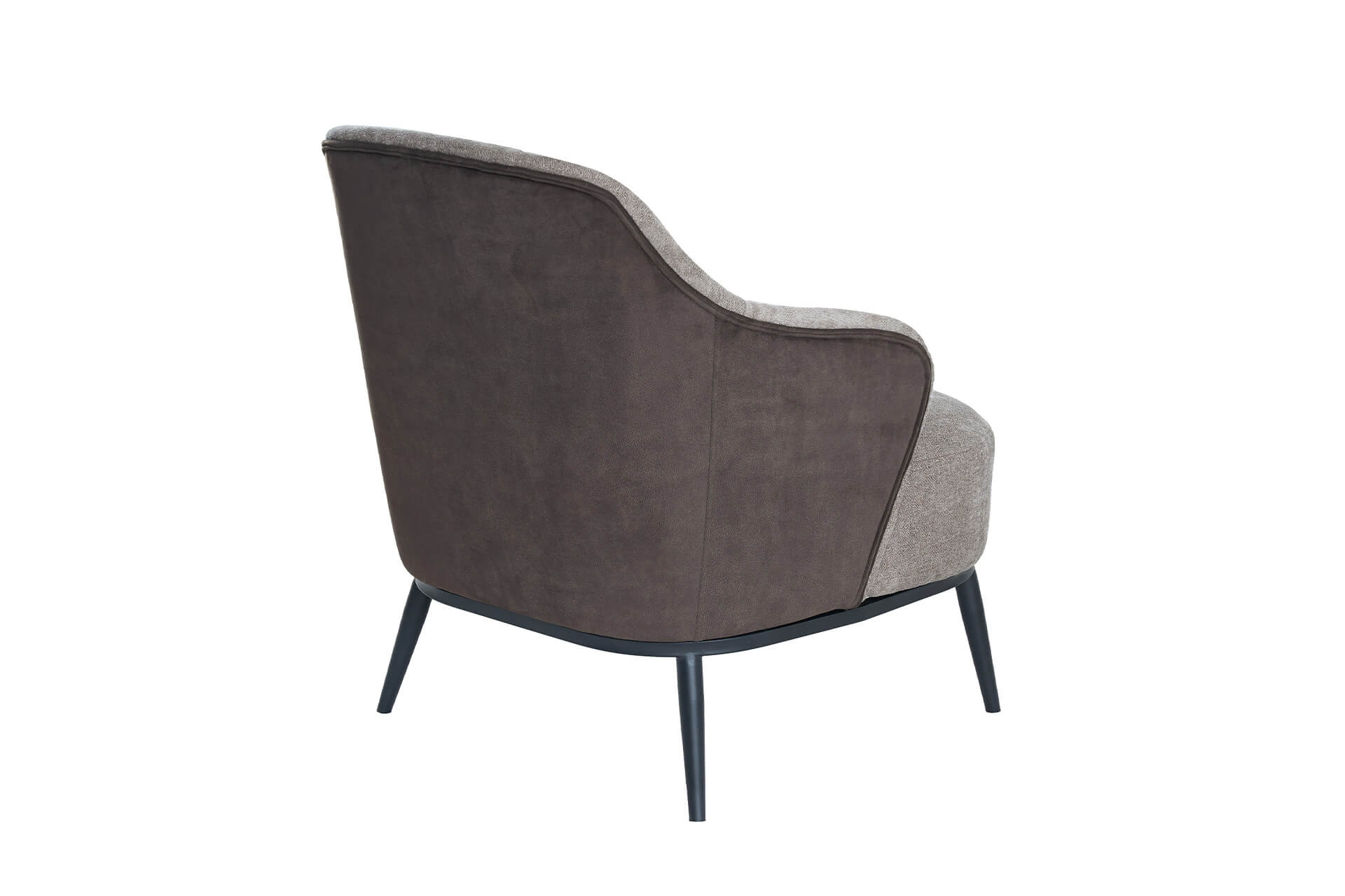 Velar Dining Chair – Brown Velvet with Textured Seat - Image 9