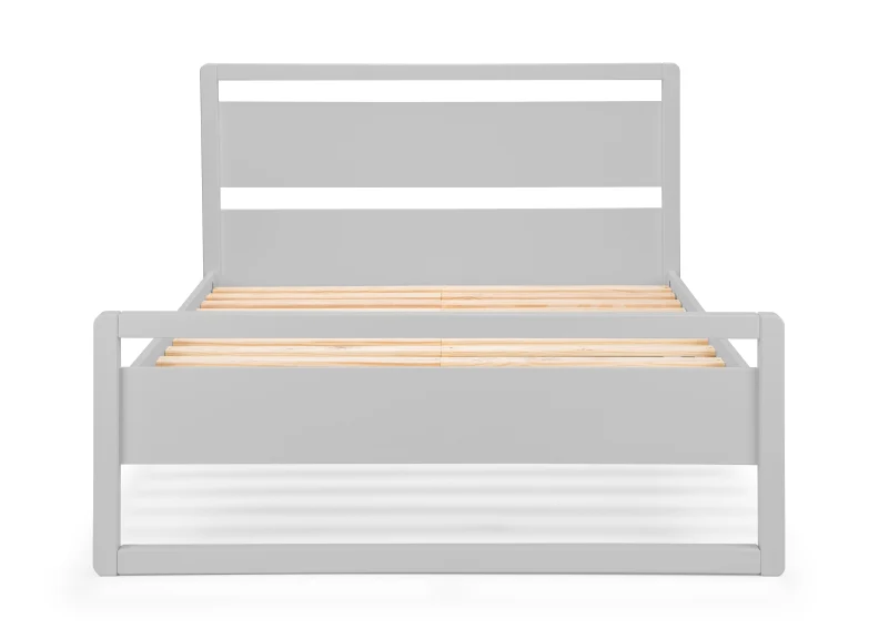 Venice 4ft6 Bed – Dove Grey Minimalist Design - Image 4