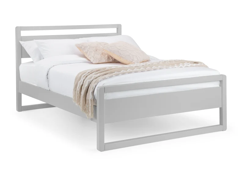 Venice 4ft6 Bed – Dove Grey Minimalist Design - Image 7