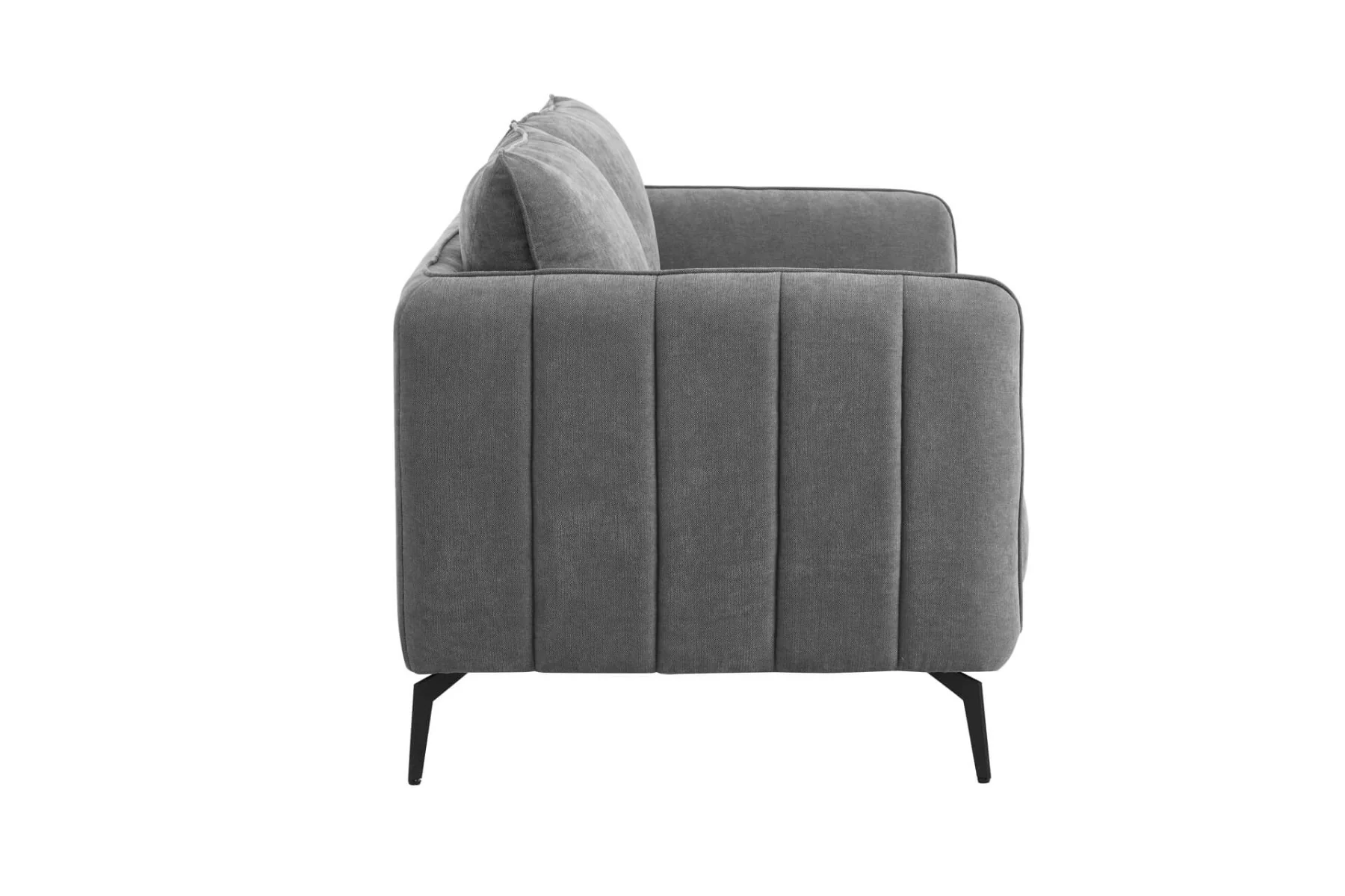 Vera 2 Seater Sofa – Grey with Pocket Sprung Seating - Image 5