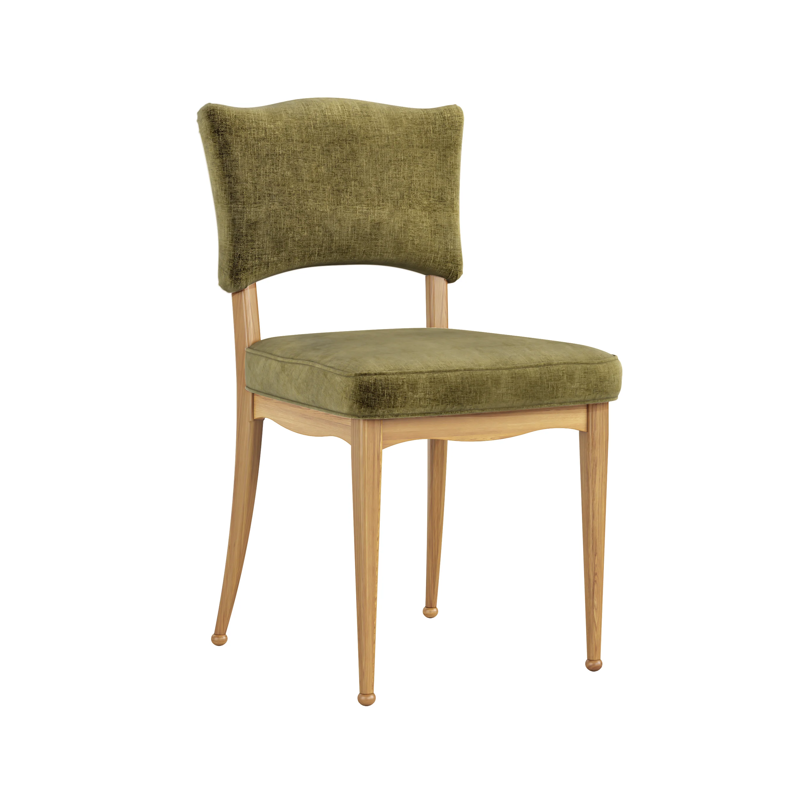 Verona Ivy Chair – Olive Green Upholstered Seat with Tapered Legs (Verona Leg) - Image 2