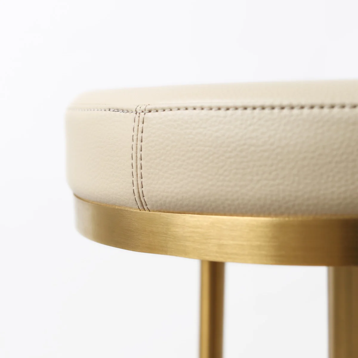 Vibe Barstool – Gold Barley PU with Gas-Lift Adjustment - Image 6