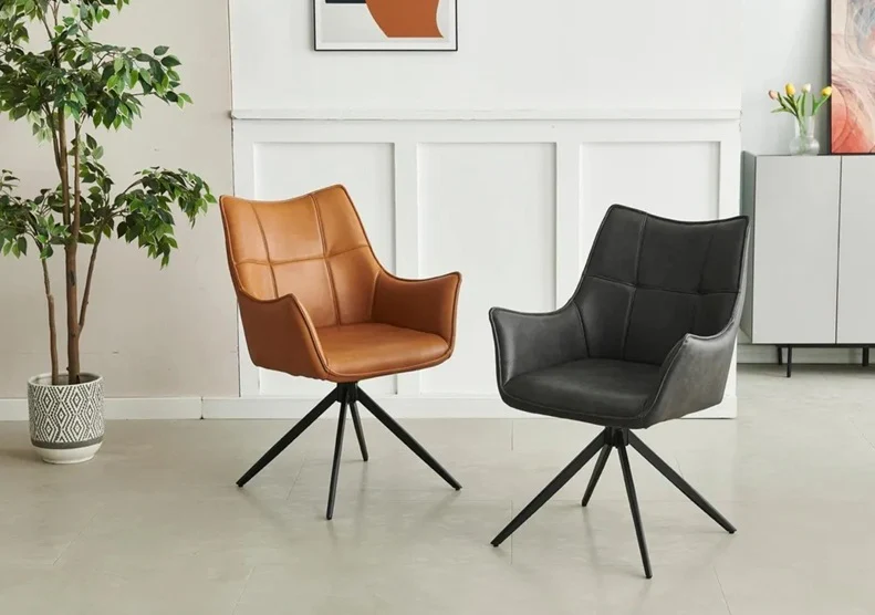 Vito PU Dining Armchairs - Image 8