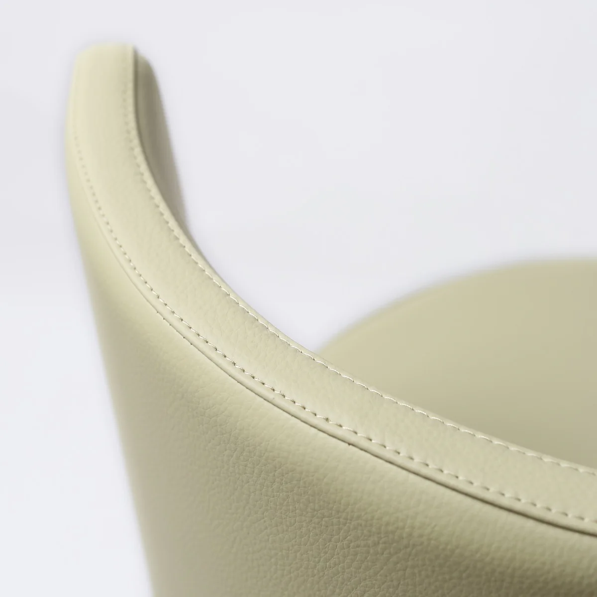 Vogue Barstool Gold Pistachio PU - Image 3