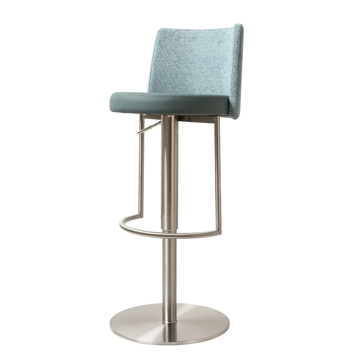 Vogue Barstool S/Steel Teal Fusion - Image 2