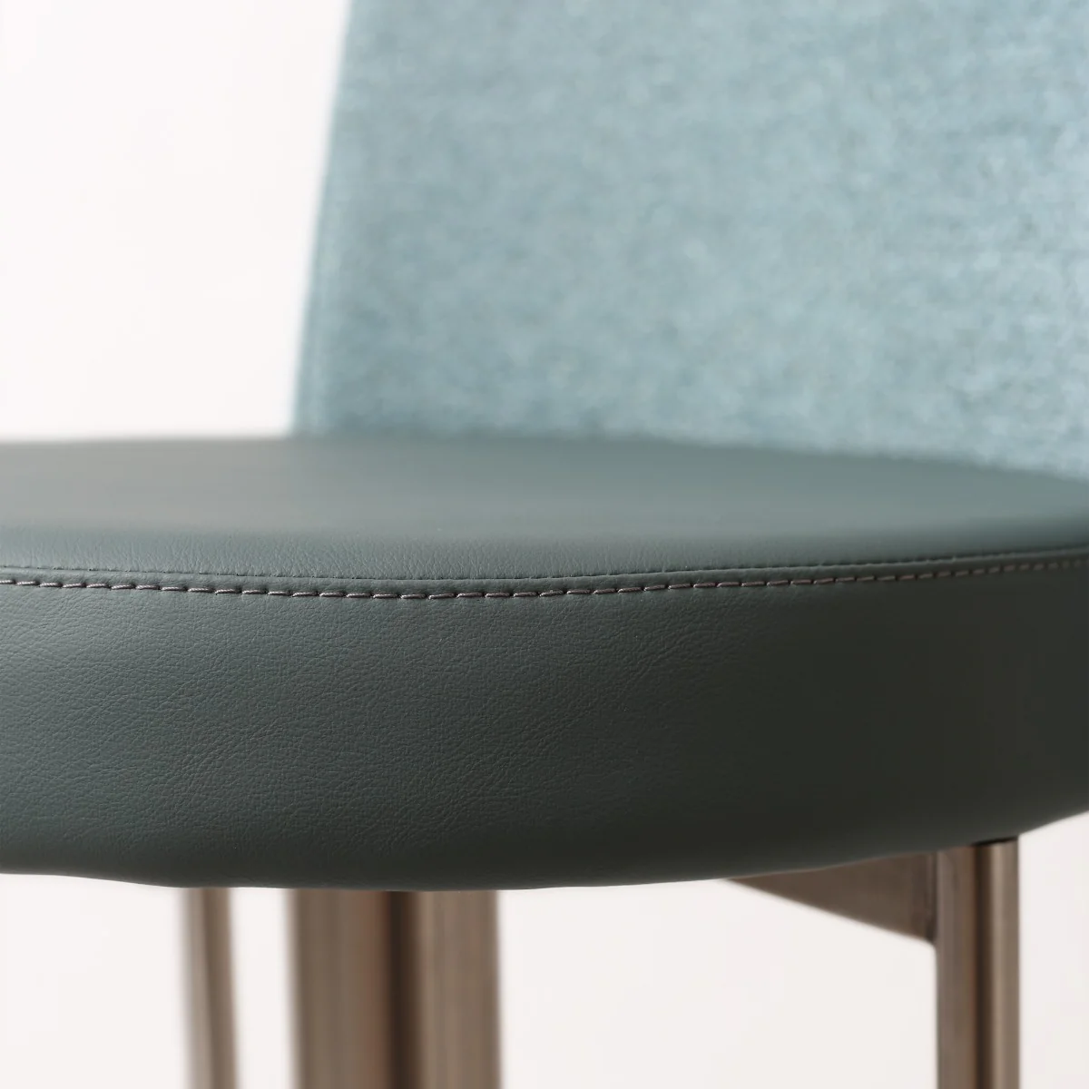 Vogue Barstool S/Steel Teal Fusion - Image 4