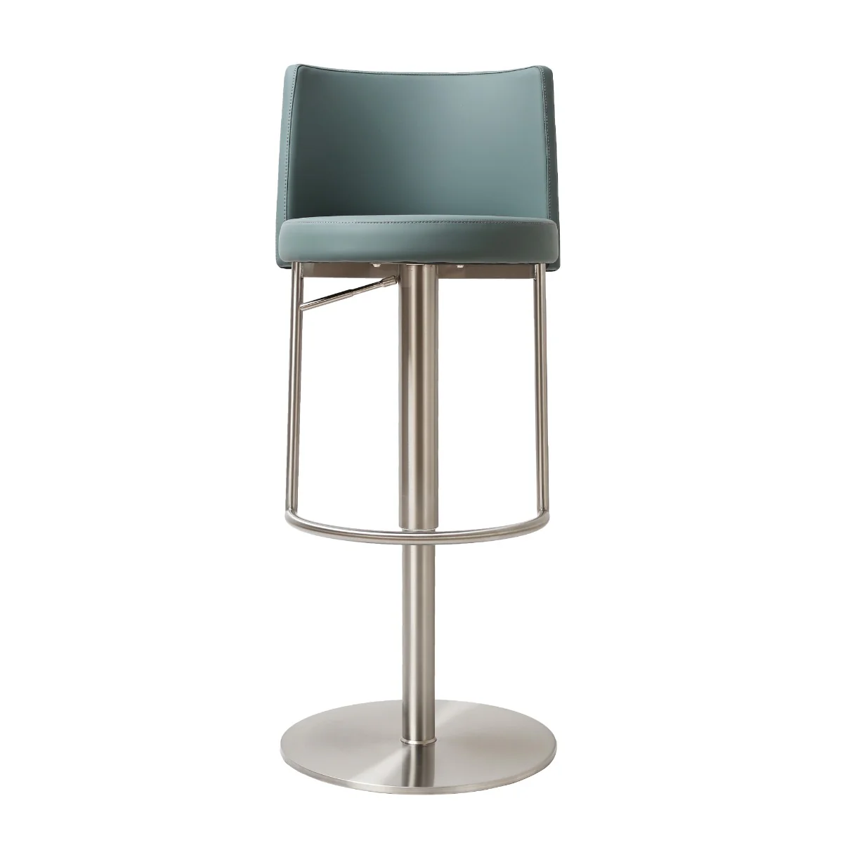 Vogue Barstool S/Steel Teal PU