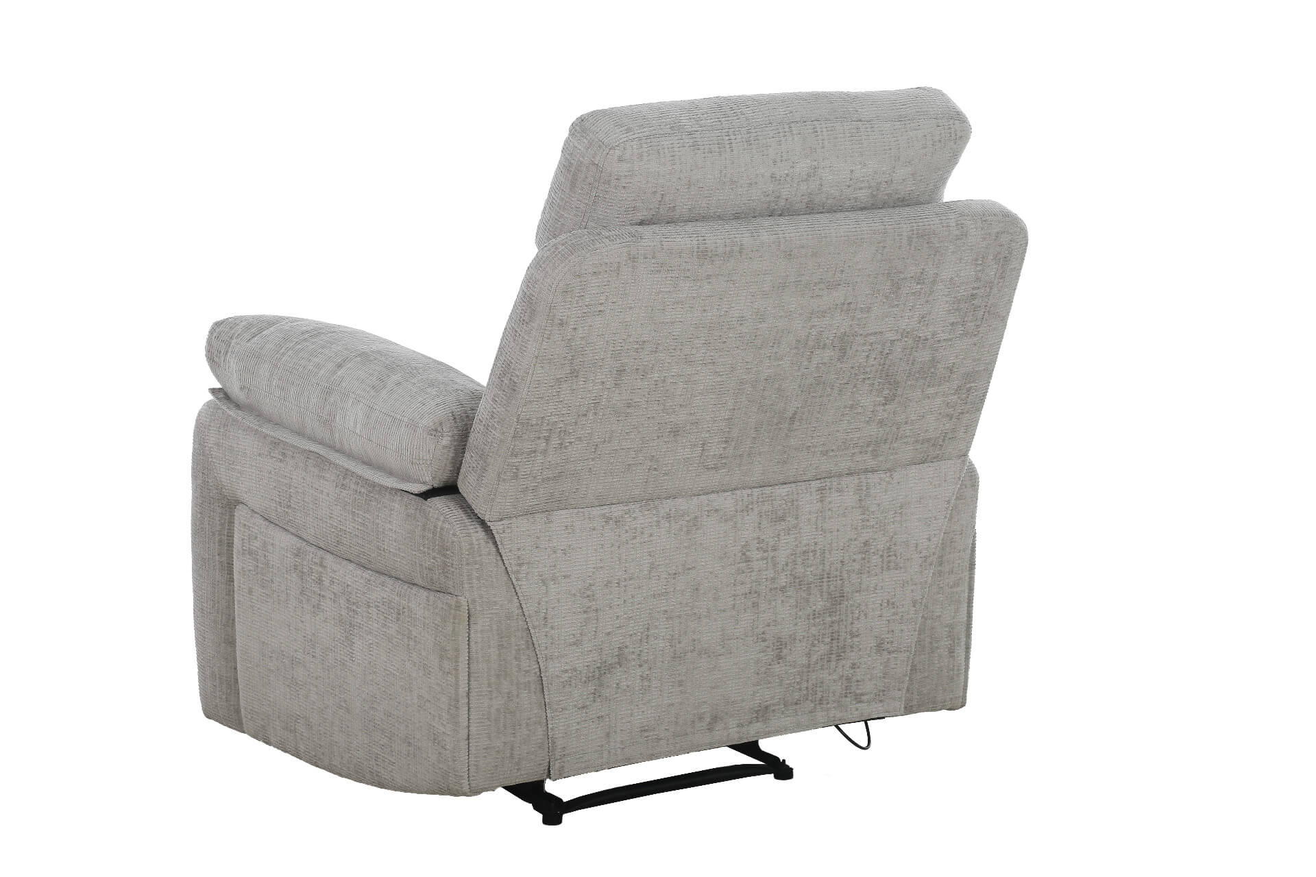 Wilbur 1 Seater Manual Recliner – Grey with Pocket Sprung Seating - Image 9