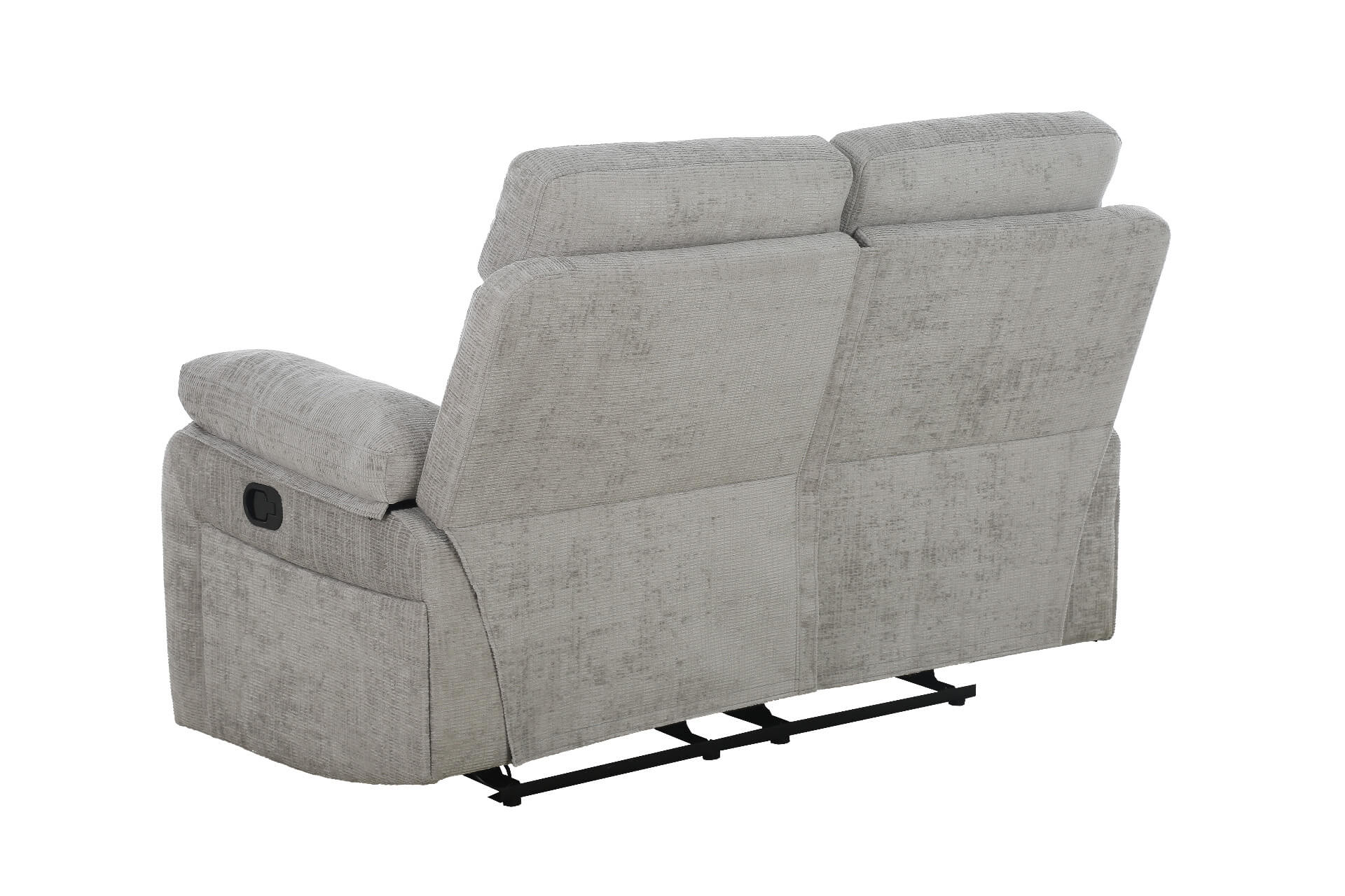 Wilbur 2 Seater Manual Recliner – Grey with Pocket Sprung Seating - Image 12