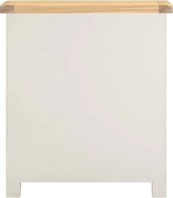 WINDSOR 3+2 DRAWER CHEST - IVORY/OAK - Image 5