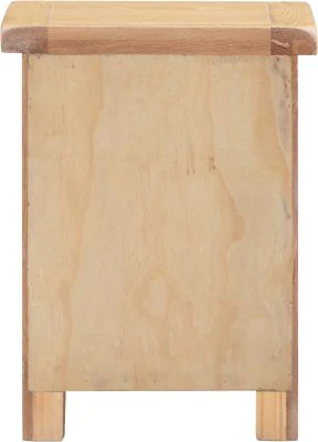 Windsor 3 Drawer Bedside – Natural Oak Compact Storage 625mm - Image 5