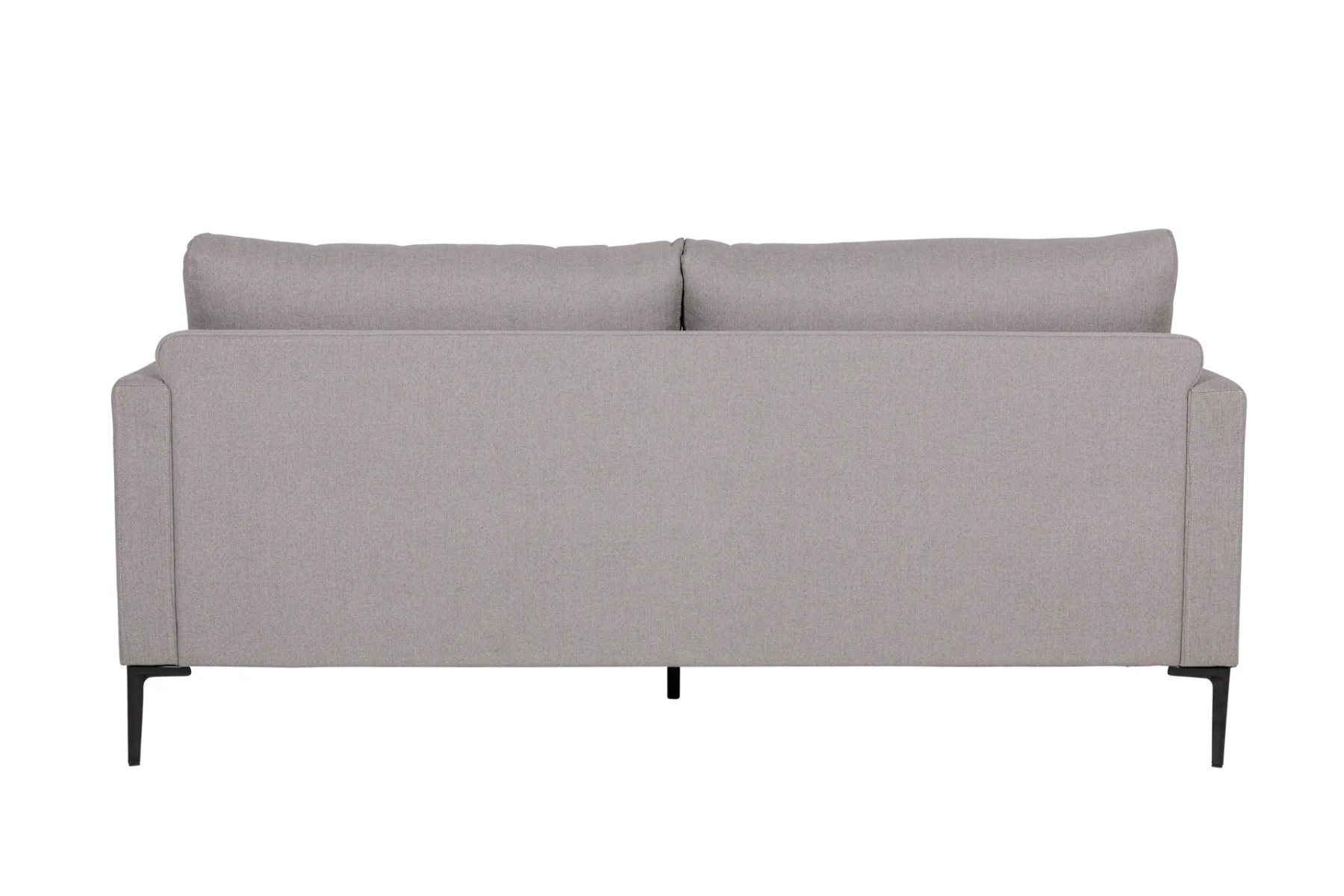 Wren 3 Seater Sofa – Greige Fabric with Black Powder Coated Legs - Image 5