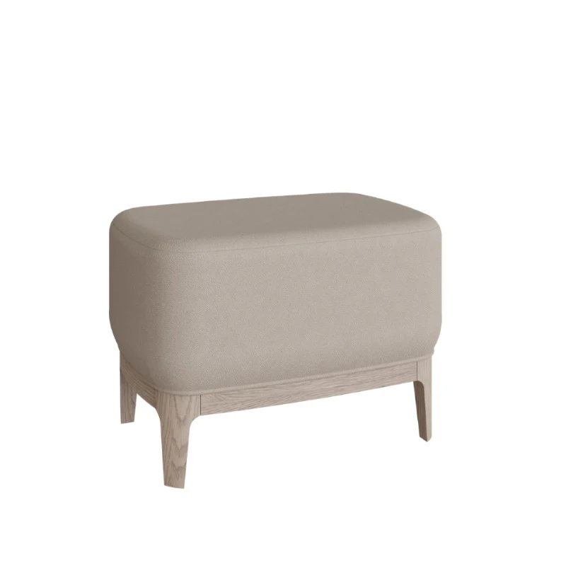 Zahra Stool – Parisian Cream Upholstered Seat 450mm