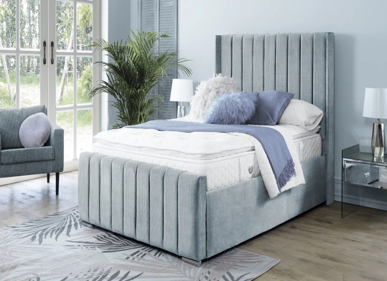 Zara Fabric Bed – Upholstered Frame with Ottoman Storage - Image 22