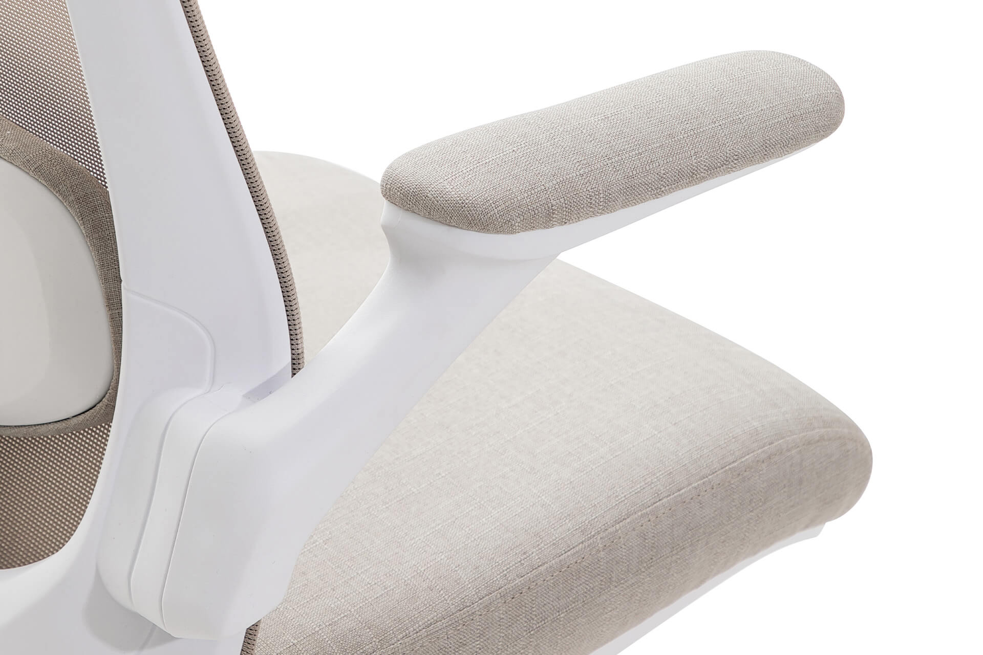 Zeke Ergonomic Office Chair – Natural with Adjustable Backrest - Image 10